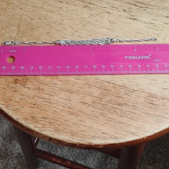 Multi Strand Sterling Silver Bracelet - Picture 7 of 10